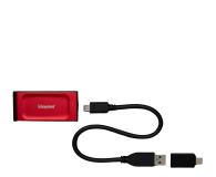 Kingston XS1000 1TB USB C USB 3.2 Gen 2 Red - 1270818 - zdjęcie 3